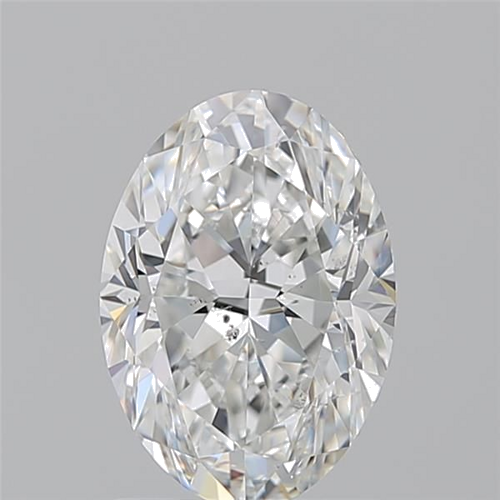 1.5 carat G-SI2 Natūralus Oval Deimantas (1)