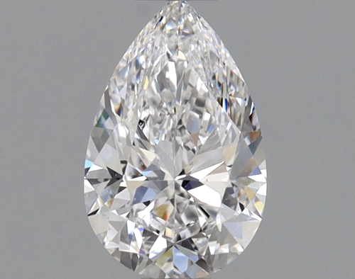 0.7 carat D-SI1 Natūralus Pear Deimantas (1)