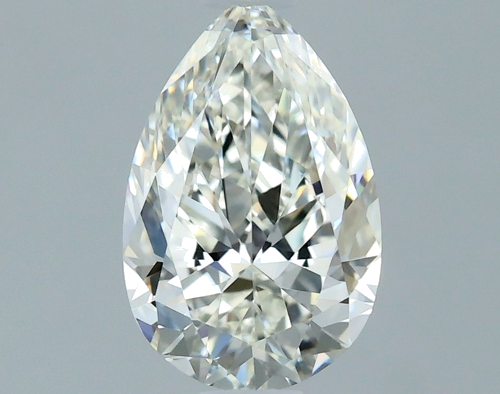0.7 carat J-VVS1 Natūralus Pear Deimantas (1)