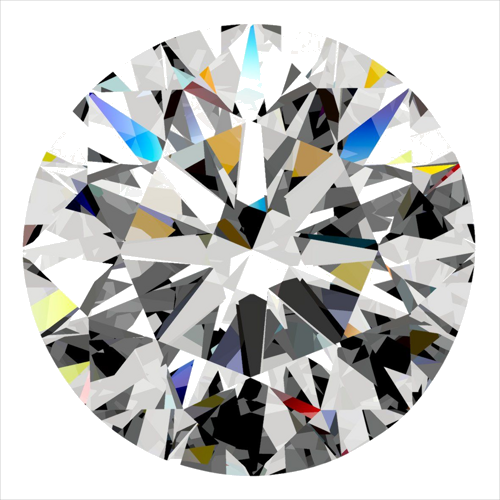 0.35 carat D-VVS1 Excellent cut Natūralus Round Deimantas (1)