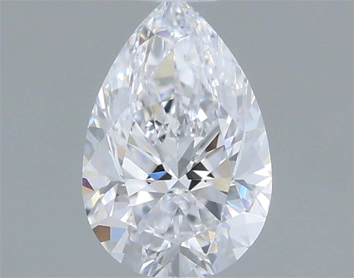 0.4 carat D-VS2 Natūralus Pear Deimantas (1)