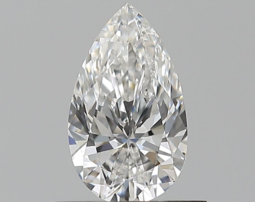0.59 carat F-VS1 Natūralus Pear Deimantas (1)