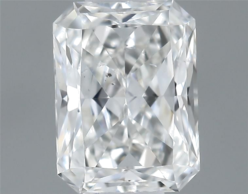 0.37 carat F-SI2 Natūralus Radiant Deimantas (1)
