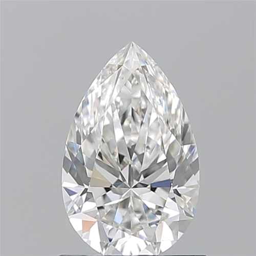 1.01 carat F-VS1 Natūralus Pear Deimantas (1)