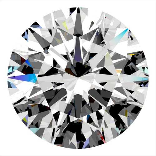 0.3 carat E-VS1 Excellent cut Natūralus Round Deimantas (1)