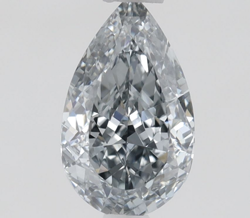 0.45 carat Fancy Grayish Blue-VVS2 Natūralus Pear Deimantas (1)