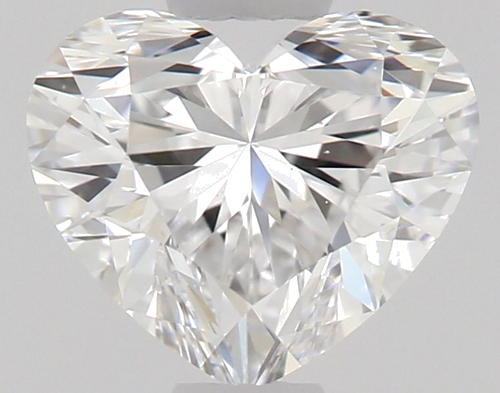 0.5 carat D-VS2 Natūralus Heart Deimantas (1)