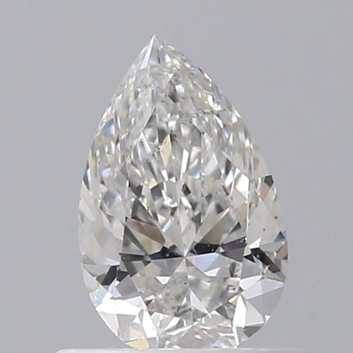 0.5 carat G-SI2 Natūralus Pear Deimantas (1)