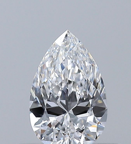 0.33 carat D-VS2 Natūralus Pear Deimantas (1)