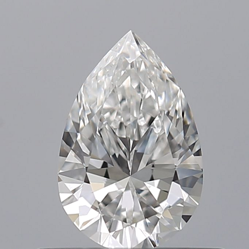0.52 carat E-VS1 Natūralus Pear Deimantas (1)