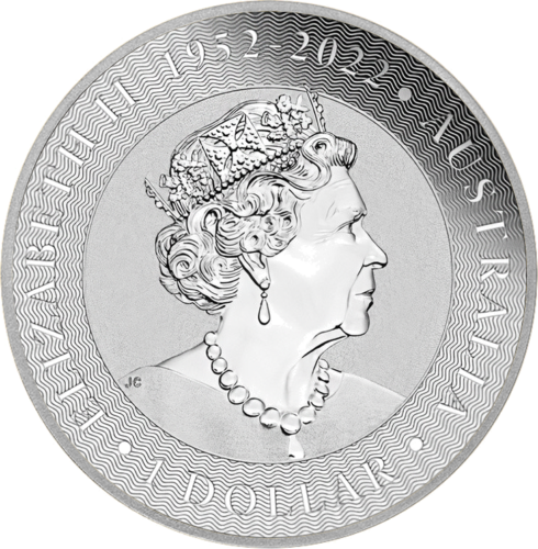 1 oz Ķengurs 2023 Austrālijas sudraba monēta (.9999) (2)