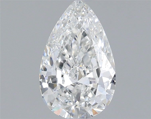 0.51 carat F-VVS2 Natūralus Pear Deimantas (1)
