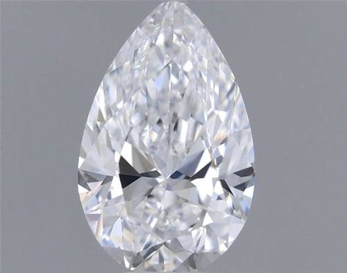 0.5 carat D-SI1 Natūralus Pear Deimantas (1)
