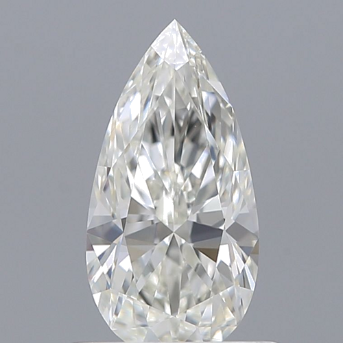 0.7 carat D-VS1 Natūralus Pear Deimantas (1)