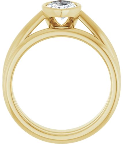 Sužadėtuvių Žiedas „Bezel-Set Solitaire“ 14k yellow gold Marquise 10.5mm x 5.5mm (7)