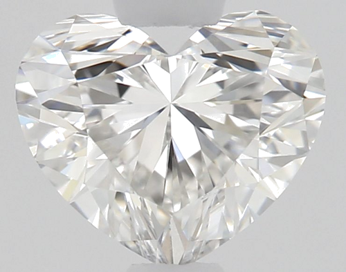 0.5 carat F-VS2 Natūralus Heart Deimantas (1)