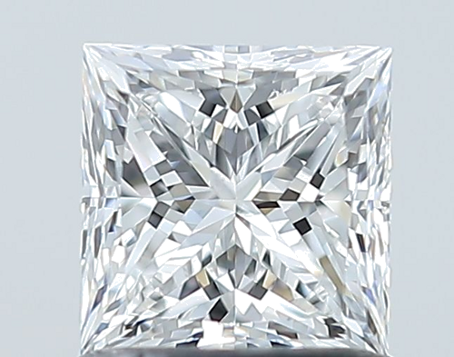 1.01 carat E-VS2 Natūralus Princess Deimantas (1)