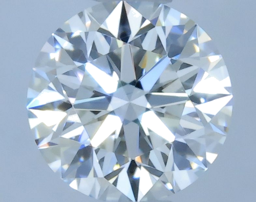 0.53 carat F-VVS2 Excellent cut Natūralus Round Deimantas (1)