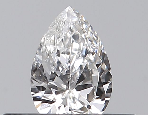 0.26 carat E-VVS2 Natūralus Pear Deimantas (1)