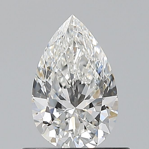 0.6 carat F-VS2 Natūralus Pear Deimantas (1)