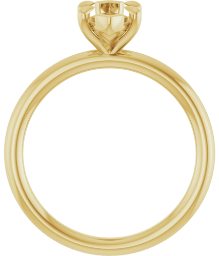Sužadėtuvių Žiedas „Claw-Prong Solitaire“ 14k yellow gold Marquise 10mm x 5mm (2)