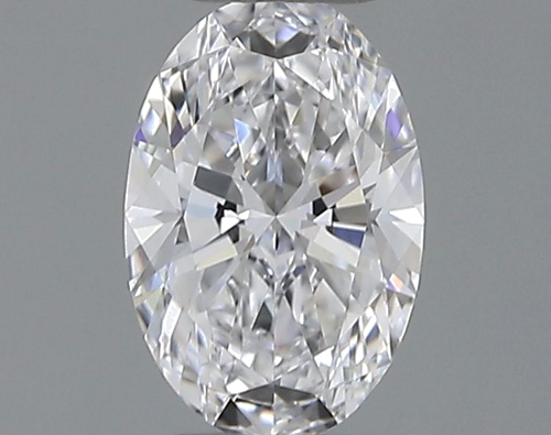 0.5 carat D-VVS2 Natūralus Oval Deimantas (1)