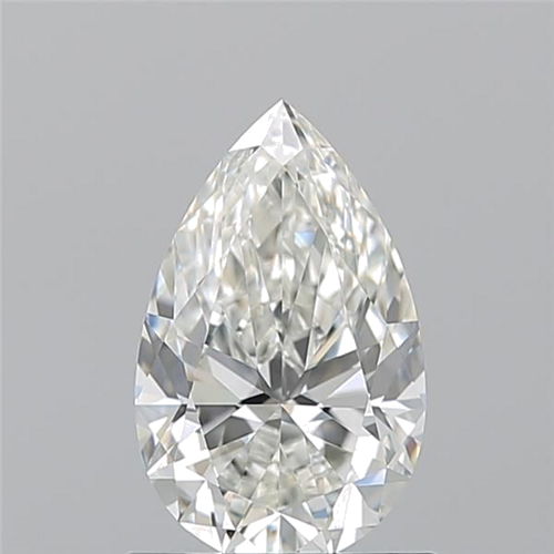 1.02 carat I-VVS2 Natūralus Pear Deimantas (1)
