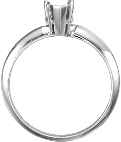 Sužadėtuvių Žiedas „Solitaire“ 585 Baltojo Aukso Pear Shape 8mm x 5mm (2)