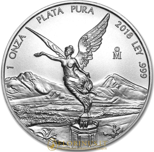 1 oz Laisvės angelas Meksika sidabrinė moneta (Mix metai) (1)