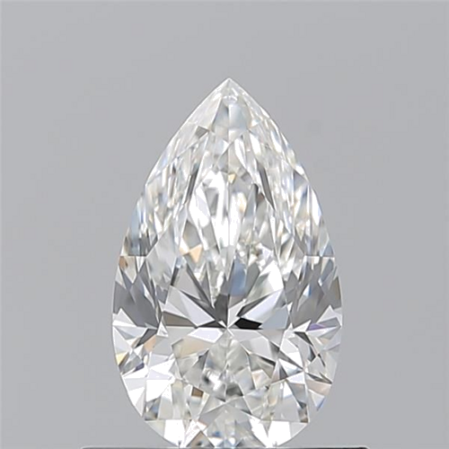 0.7 carat H-VVS1 Natūralus Pear Deimantas (1)