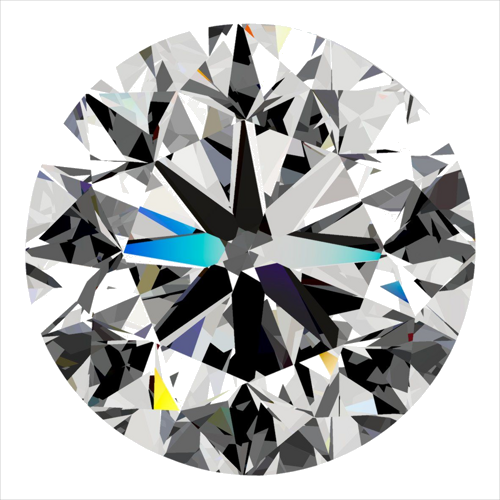 0.3 carat F-VS2 GD cut Natūralus Round Deimantas (1)