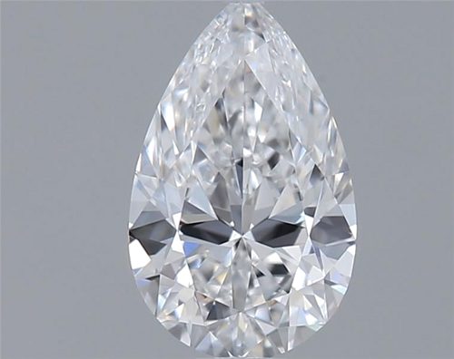 0.44 carat D-VVS2 Natūralus Pear Deimantas (1)