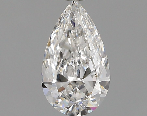 0.5 carat G-VS2 Natūralus Pear Deimantas (1)