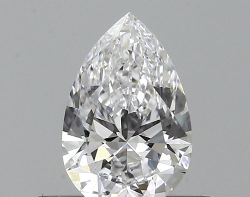 0.3 carat D-VVS2 Natūralus Pear Deimantas (1)