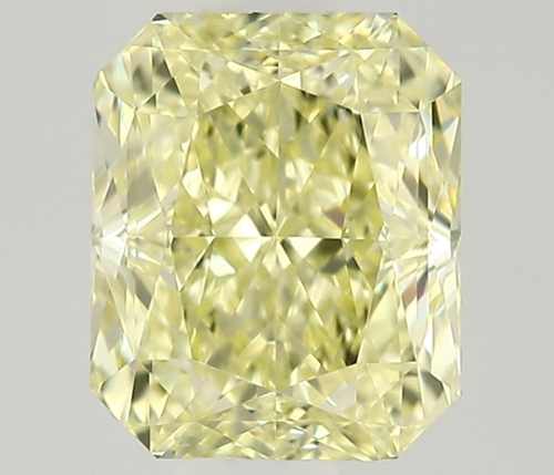 0.5 carat Fancy Light Yellow-VVS1 Natūralus Radiant Deimantas (1)