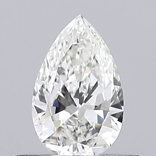 0.3 carat H-VS2 Natūralus Pear Deimantas (1)