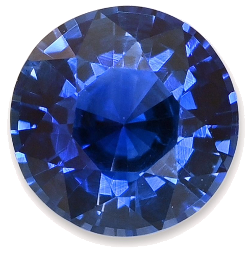 0.62 carat BLUE Round Safyras (1)