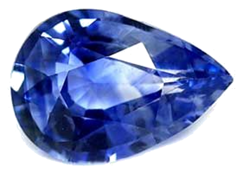 0.58 carat BLUE Pear Safyras (1)