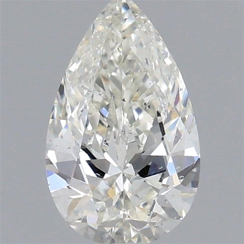 0.53 carat J-SI2 Natūralus Pear Deimantas (1)