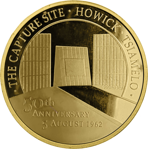 1/2 oz Нельсон Мандела 2012 50-летие ареста 9999 золотая монета (2)