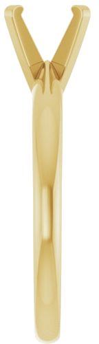 Sužadėtuvių Žiedas „Solitaire“ 14k yellow gold Round 6.5mm (4)