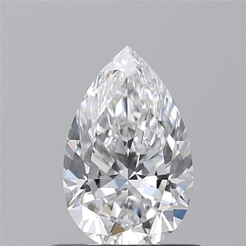 0.7 carat D-VVS2 Natūralus Pear Deimantas (1)