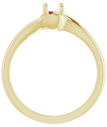 Sužadėtuvių Žiedas „Solitaire“ 585 Geltonojo Aukso Round 4.1mm (2)