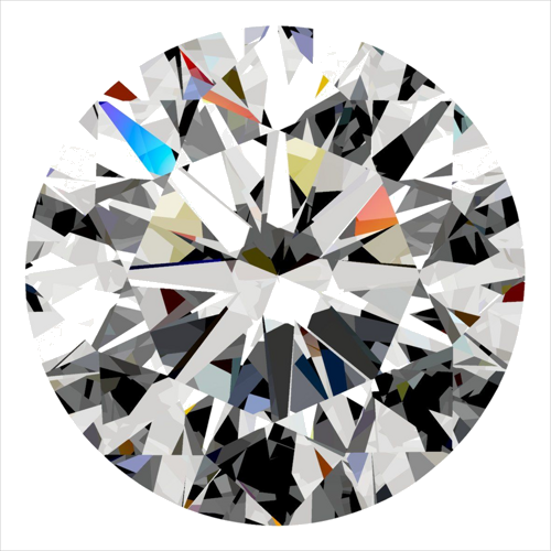 0.3 carat H-VS1 Very Good cut Natūralus Round Deimantas (1)