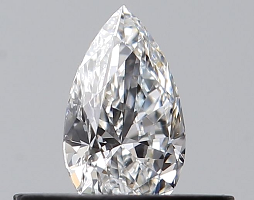 0.27 carat E-VVS1 Natūralus Pear Deimantas (1)