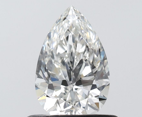 0.6 carat I-VVS1 Natūralus Pear Deimantas (1)