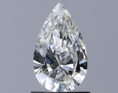 0.91 carat G-SI1 Natūralus Pear Deimantas (1)