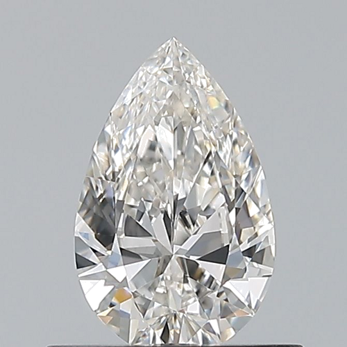 0.5 carat H-VVS1 Natūralus Pear Deimantas (1)