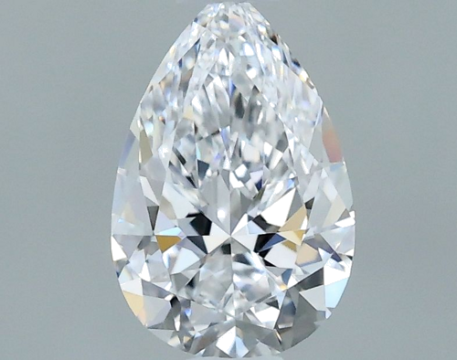 0.5 carat D-VVS2 Natūralus Pear Deimantas (1)