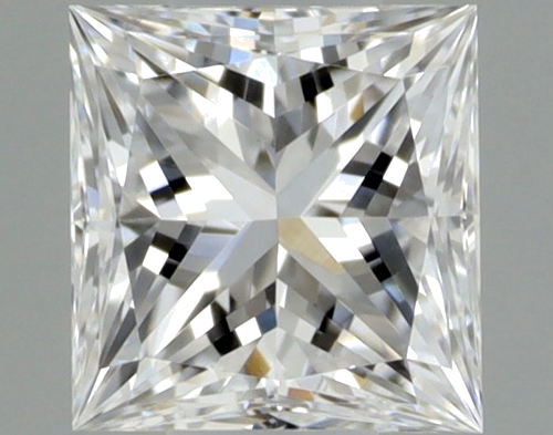 0.32 carat D-VVS2 Natūralus Princess Deimantas (1)